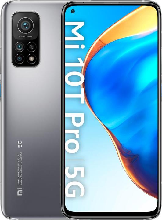 Actual product image Xiaomi Mi 10T Pro (128 GB, Lunar silver, 6.67", Dual SIM, 108 Mpx, 5G)