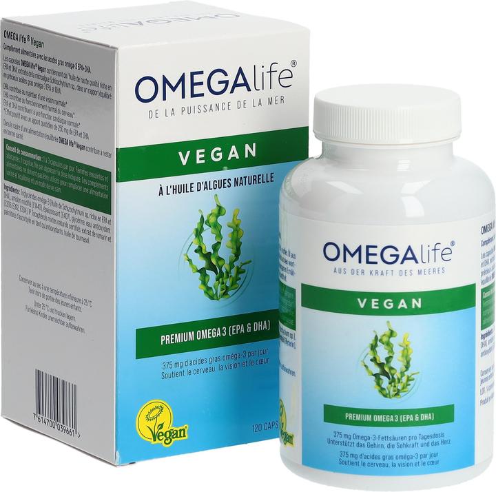 Actual product image Omega-Life Algae oil (120 Piece, Capsules, 120 g)