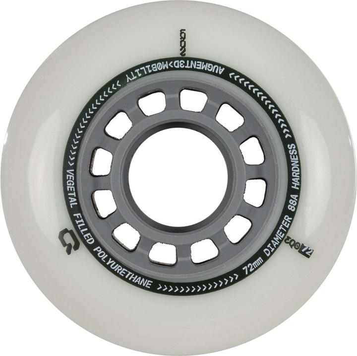 Actual product image Iqon Inline Skate Wheels Eqo 55mm 4-Pack 2024 (55 mm, 88a)