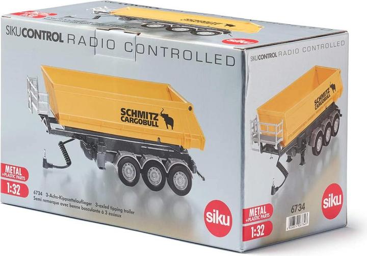 Actual product image Siku 3-axle dump semi-trailer