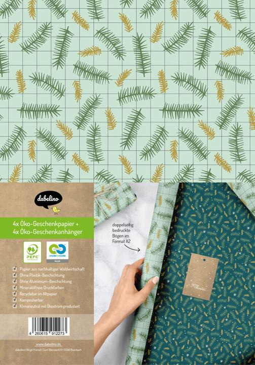 Produktbild Dabelino Geschenkpapier Set Weihnachten für Erwa (Geschenkpapier, 1 x)