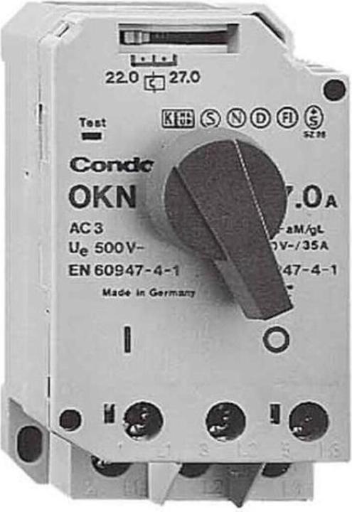 Actual product image Condor Werke Condor Pressure Motor Protection Switch OKN-160 AA XXX 16A Circuit Breaker for Motor Protection