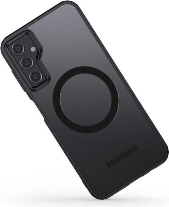Actual product image Tech MagMat MagSafe case for Samsung Galaxy A55 5G - matte black (Samsung Galaxy A55)