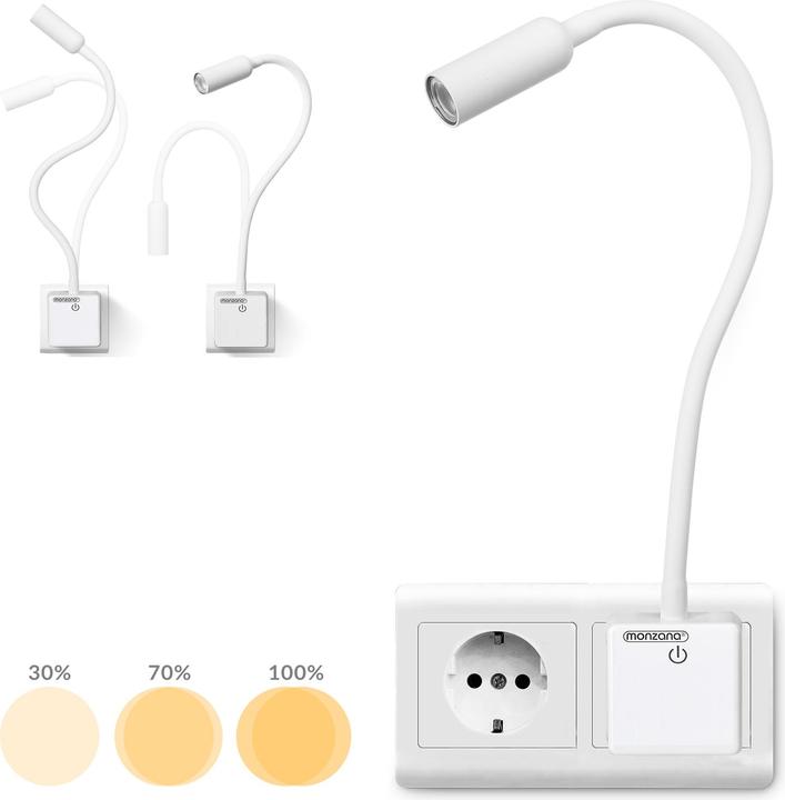 Actual product image Monzana LED plug light (210 lm)