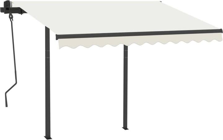 Produktbild VidaXL Stützen für Markisen Anthrazit 300x245 cm Eisen,Farbe (3 m)