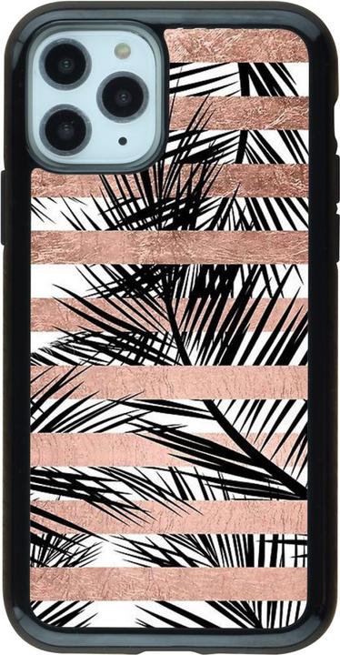 Actual product image PhoneLook Cover Hybrid Armor black Palm trees gold stripes (Apple iPhone 11 Pro)