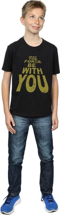 Image du produit Star Wars - T-shirt MAY THE FORCE BE WITH YOU - Garçon (152, 158)