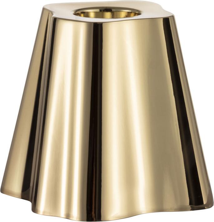 Iittala Aalto Kerzenhalter messing (Ø 8 x 6.5 cm)