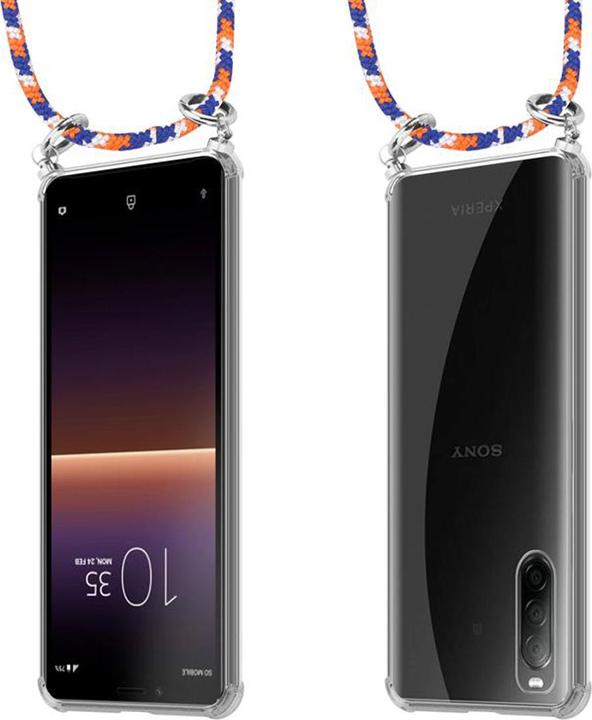Produktbild Cadorabo TPU Handy Kette SILBER Cover