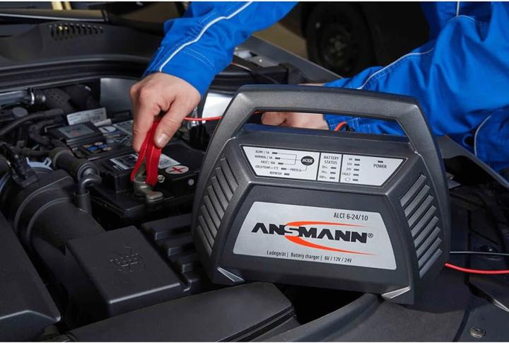 Image du produit Ansmann Chargeur automatique ALCT 624/10 (6V, 12V, 24V, 10 A)