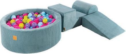 Immagine prodotto Activity Board Set da gioco estetico in schiuma a 3 elementi con vasca per palline 90x30cm con 200 palline