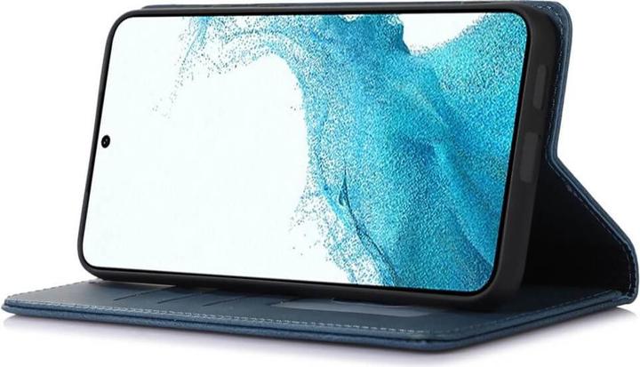 Actual product image Cover-Discount Galaxy A25 5G - Vintage Flip Case Cover blue (Samsung Galaxy A25 5G)