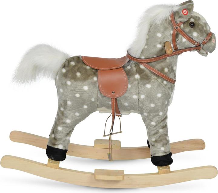 Actual product image Moni Plush rocking horse Spotty