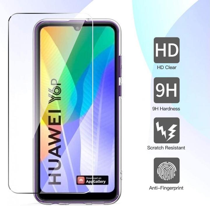 Productafbeelding Screenguard Huawei Y6p Beschermende Glazen Film Hoesje Vriendelijk Ontwerp (1 Stuk, Huawei Y6p)