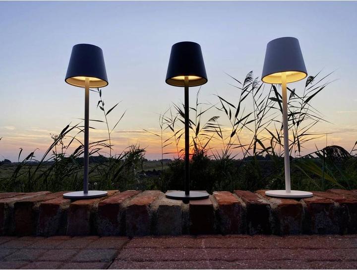 Immagine prodotto Modern-Electronics m-e LUNA-80 W 41434 Lampada da tavolo ricaricabile LED LED installato