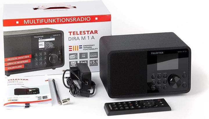 Image du produit Telestar DIRA M 1 A mobil (FM, DAB+ DAB, VHF, Webradio, Bluetooth, WiFi)