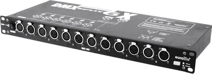Image du produit Eurolite DMX Splitter DMX Split 6X 6 canaux 48,30cm (19")-Forme de construction
