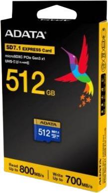 Actual product image Adata Premier Extreme (512 GB, microSDXC, U3, UHS-II)