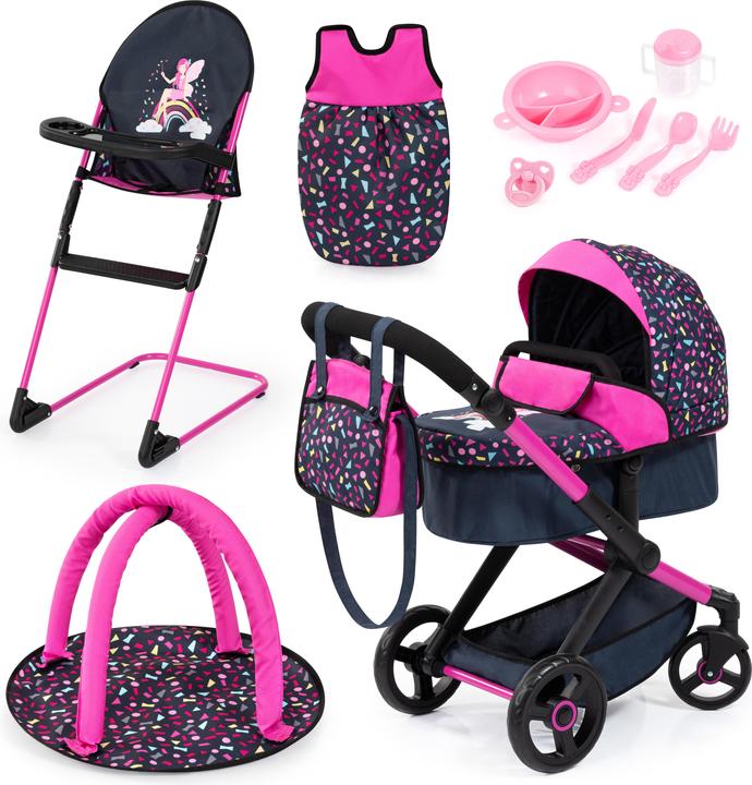 Actual product image Bayer Dolls pram Xeo deluxe set (17080AB)