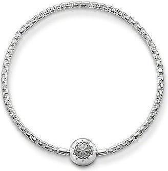 Actual product image Hermex charm bracelet silver plated - 22cm (22 cm, Metal alloy)