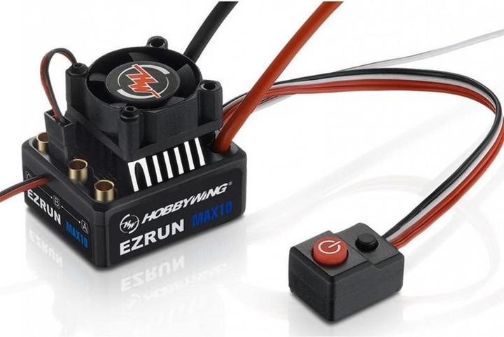 Actual product image Hobbywing Ezrun Regulator MAX10 60A BEC 3A 2-3s WP