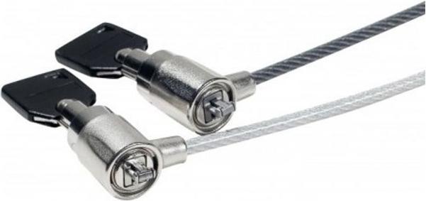 Dacomex 915020 - 0,2 m - 2 Schlüssel - Schwarz - Silber