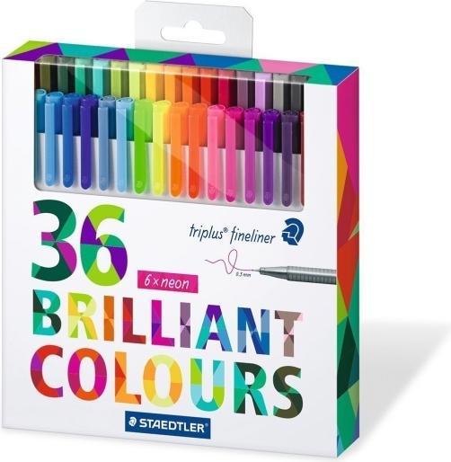 Produktbild Staedtler Fineliner triplus 36ST (Mehrfarbig, 36 x)
