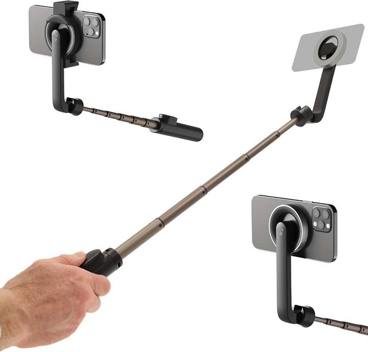 Image du produit Nedis Selfie Stick Bluetooth - Version Bluetooth : 5.0 - Taille maximale de l'écran : 7" - Longueur pliée