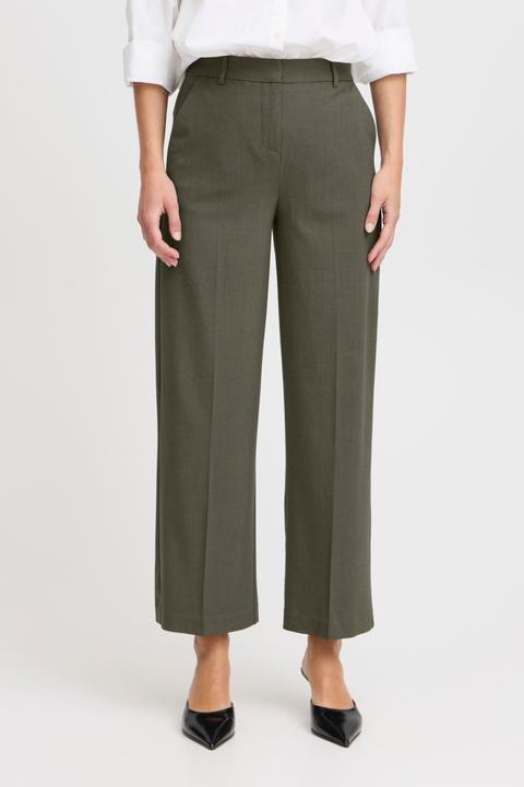 Actual product image B.young BYDANTA WIDE LEG PANTS 2 CROPPED 20815027 (38)