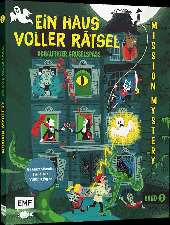 Produktbild Mission Mystery – Ein Haus voller Rätsel: Schauriger Gruselspass – Band 3 (Deutsch, Paul Martin, Beate Huth, Nikol, Camille Roy, Éric Meurice, 2020)