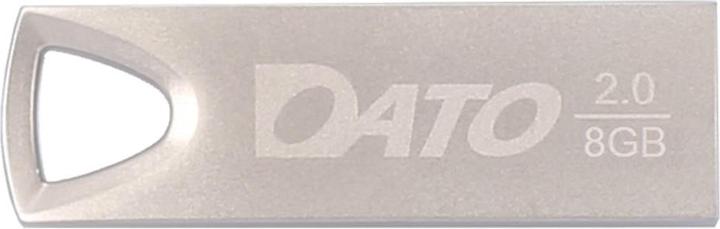 Produktbild Dato - Memory Stick DS7016 (DS7016-08G) - USB 2.0 FlashDrive, 8GB, Read 9MB/s, Write 5MB/s - Silver (8 GB, USB 2.0)
