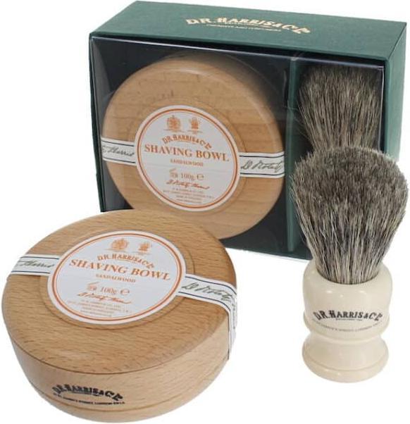 Immagine prodotto D.R. Harris Sapone da barba Arlington in ciotola di legno (100 ml, Sapone da barba)