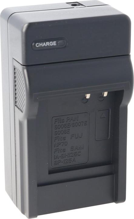 Actual product image AccuCell Battery charger Panasonic DMC-FX, DMC-LX, CGA-S005, DSLR (Charger)