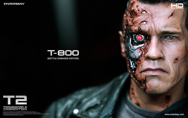 Image du produit Enterbay Terminator 2 HD Masterpiece Figurine T-800 Battle Dam