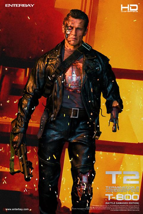 Image du produit Enterbay Terminator 2 HD Masterpiece Figurine T-800 Battle Dam