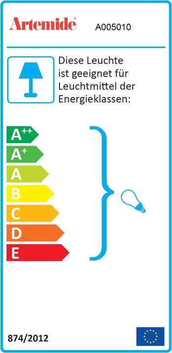Etichetta energetica Artemide Tito 35 (191 lm, GY6.35)