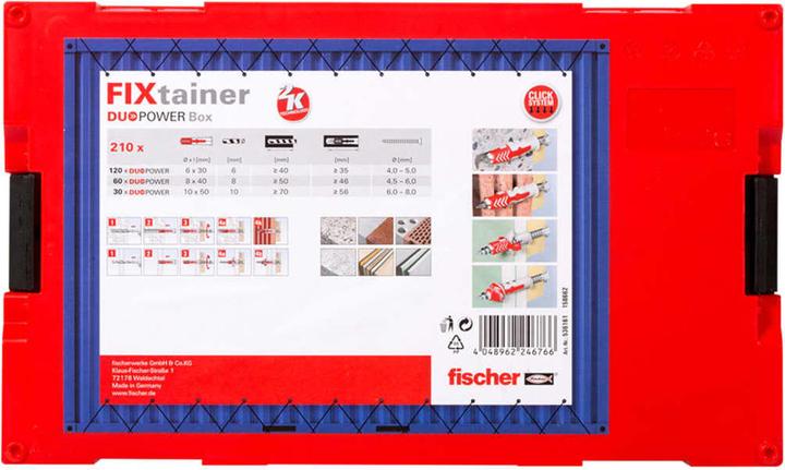 Produktbild Fischer Trockenbau-Dübel-Set (210 Stk.)