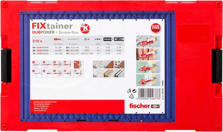 Produktbild Fischer Trockenbau-Dübel-Set (105 Stk.)
