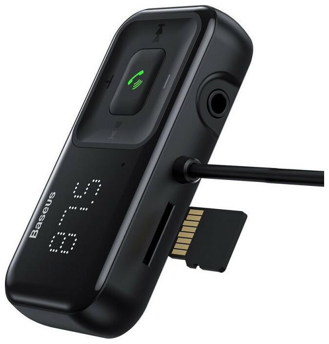 Image du produit Baseus Lecteur MP3 Bluetooth de voiture T Shaped S-16 Black OS