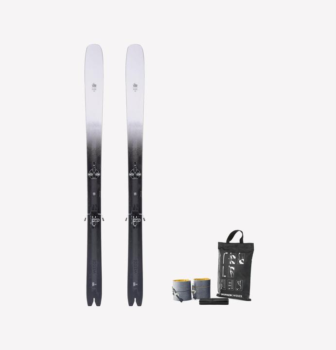 Actual product image Wedze Touring skis with bindings and climbing skins - Wilder 102 (185 cm, With binding)