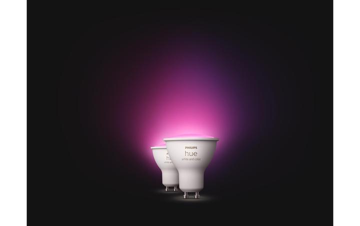 Actual product image Philips Hue White & Color Ambiance BT (GU10, 5.70 W, 350 lm, 2 x, G)