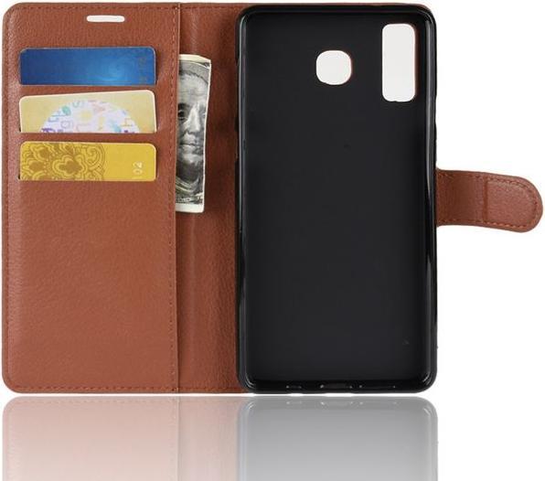 Produktbild MU Classic Litchi Leder Bookcover Series (Samsung Galaxy A9, Samsung Galaxy A8 Star)