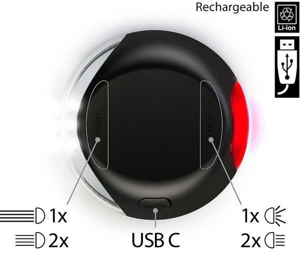 Produktbild Flexi LED-Beleuchtungssystem mit Akku, grau (S, M, L, Hund, Allgemein)