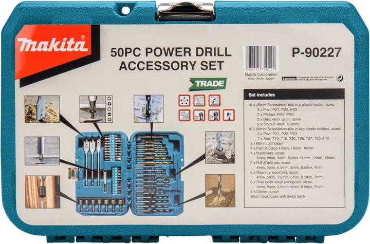 Actual product image Makita Drill bit set