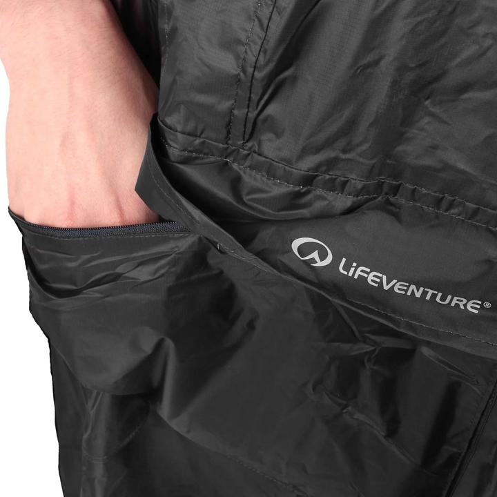 Produktbild Lifeventure Poncho, Black (One Size)