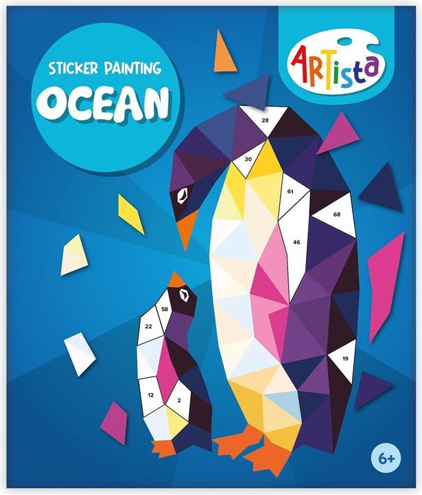 Artista Sticker Painting Buch Ocean