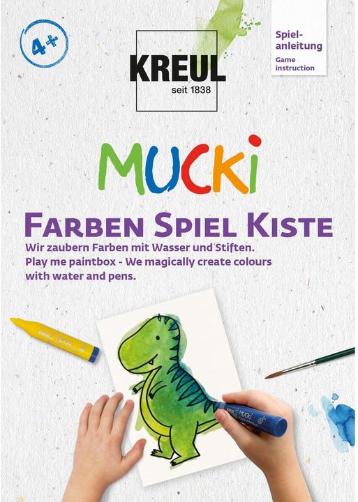 Produktbild Mucki Farben Spiel Kiste Wir zaubern Farben mit Wasser und Stiften (Blau, Rot, Gelb, Mehrfarbig)