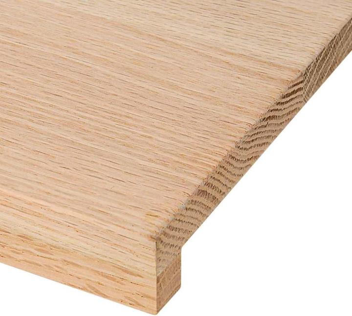 Produktbild VidaXL Treppenstufen 4 Stk. Unbehandelt 100x25x2 cm Massivholz Eiche