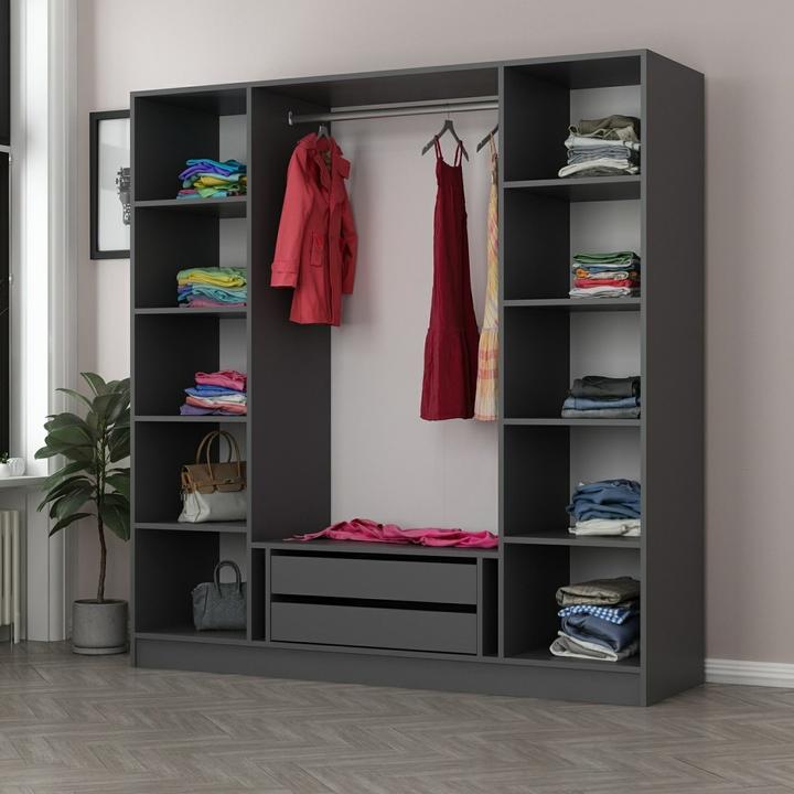 Image du produit Skye Decor Kale Mirror Four Door Wardrobe