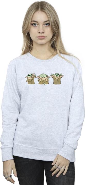 Image du produit Star Wars - Sweat THE MANDALORIAN GROGU POSES - Femme (XXL)